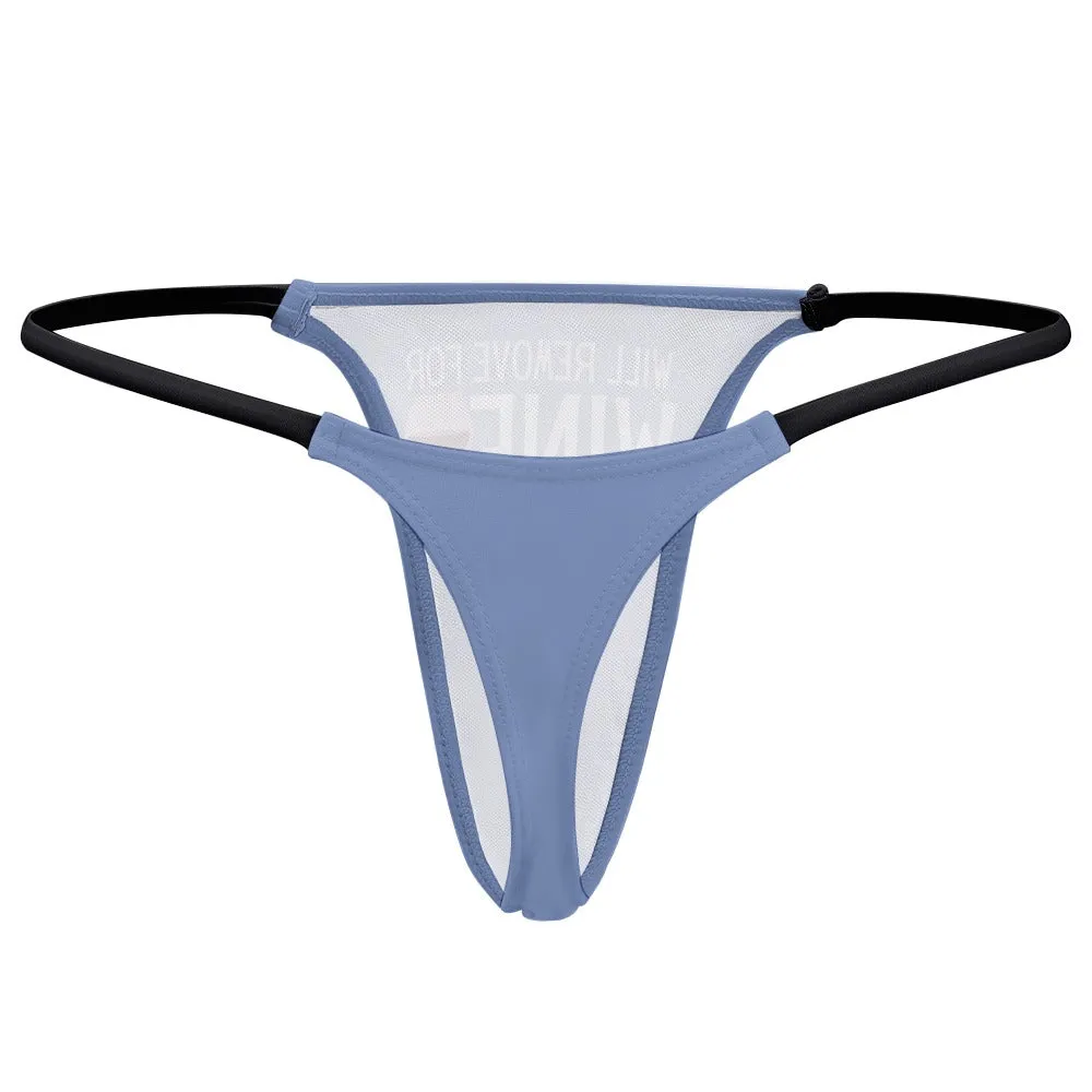 Remove for Wine Thin Thong