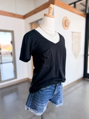 RESTOCK Z Supply Pocket Tee - Jet Black