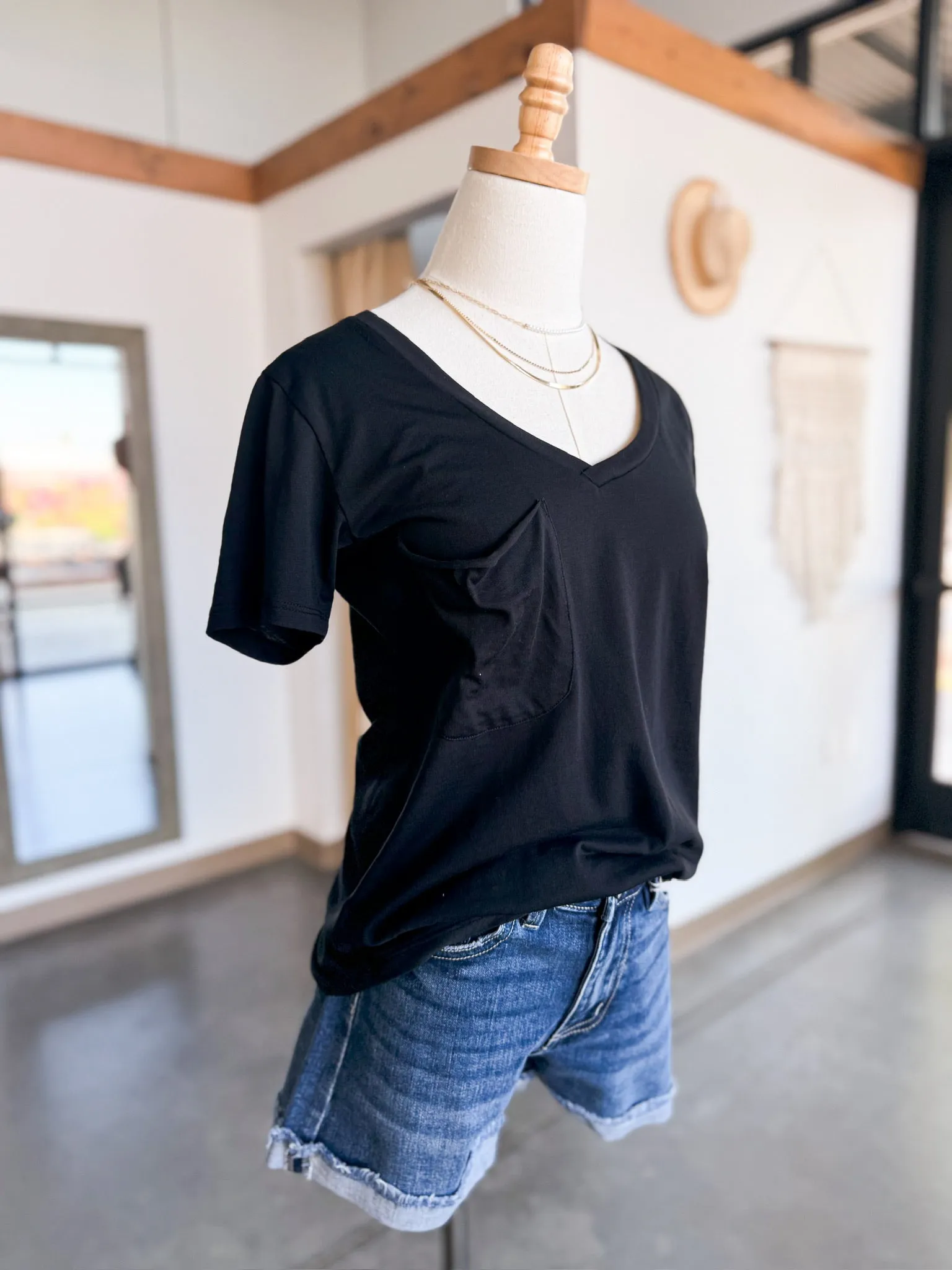 RESTOCK Z Supply Pocket Tee - Jet Black