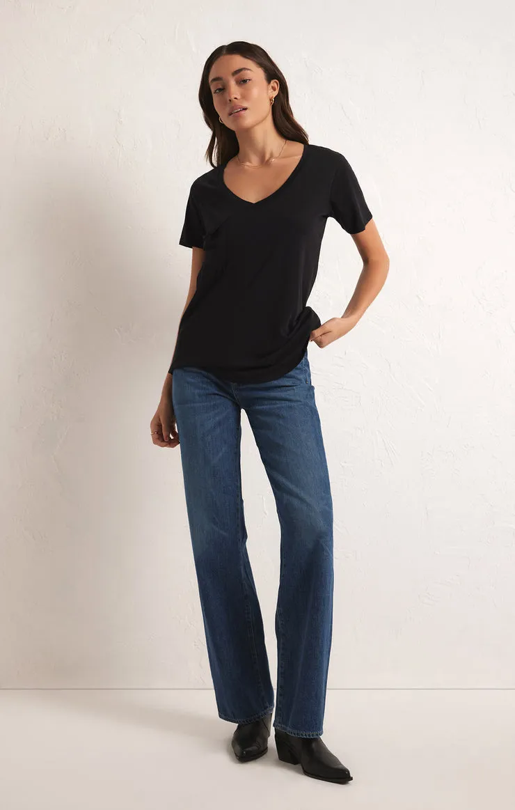 RESTOCK Z Supply Pocket Tee - Jet Black