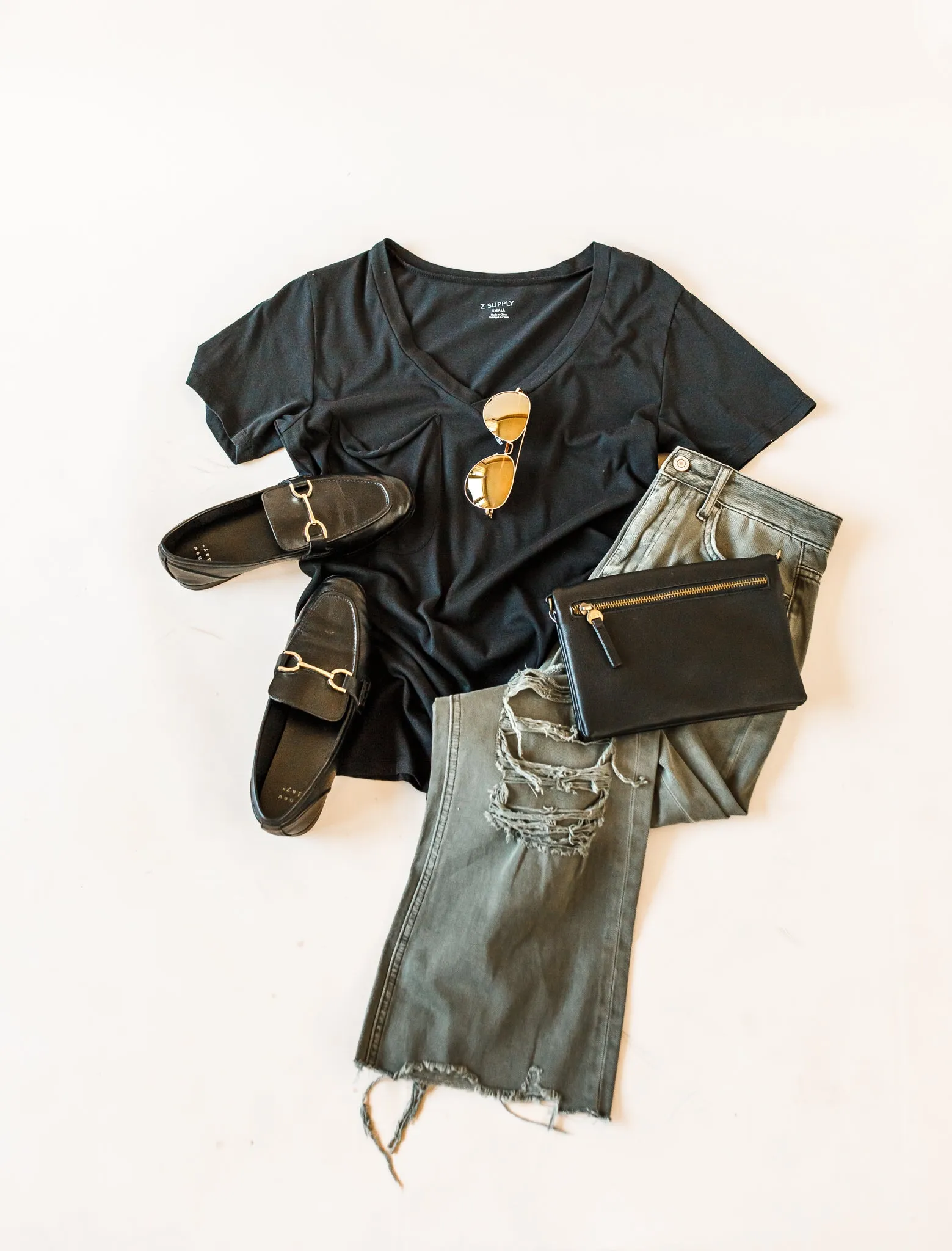RESTOCK Z Supply Pocket Tee - Jet Black