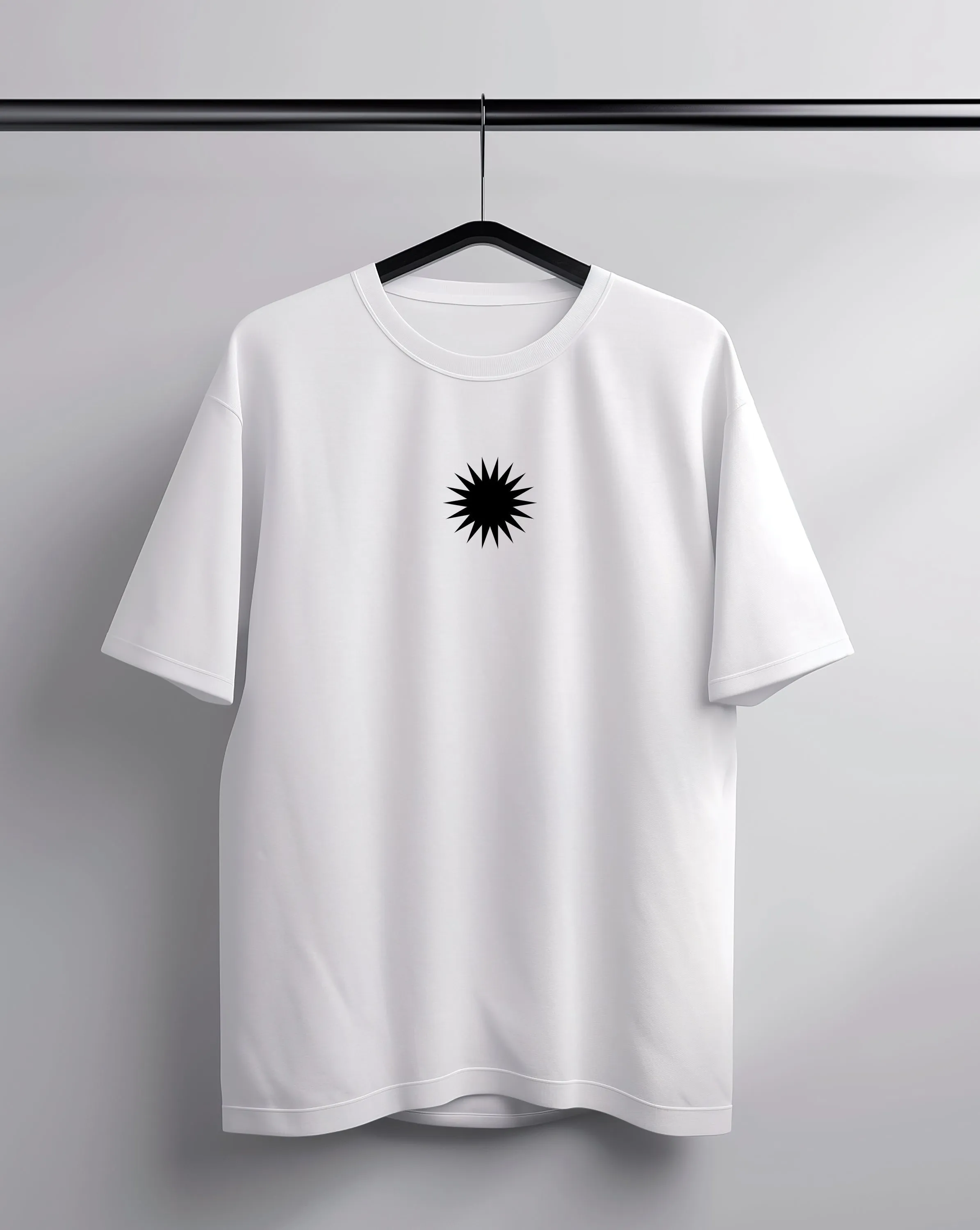 Rising Dragon White Oversized Tee