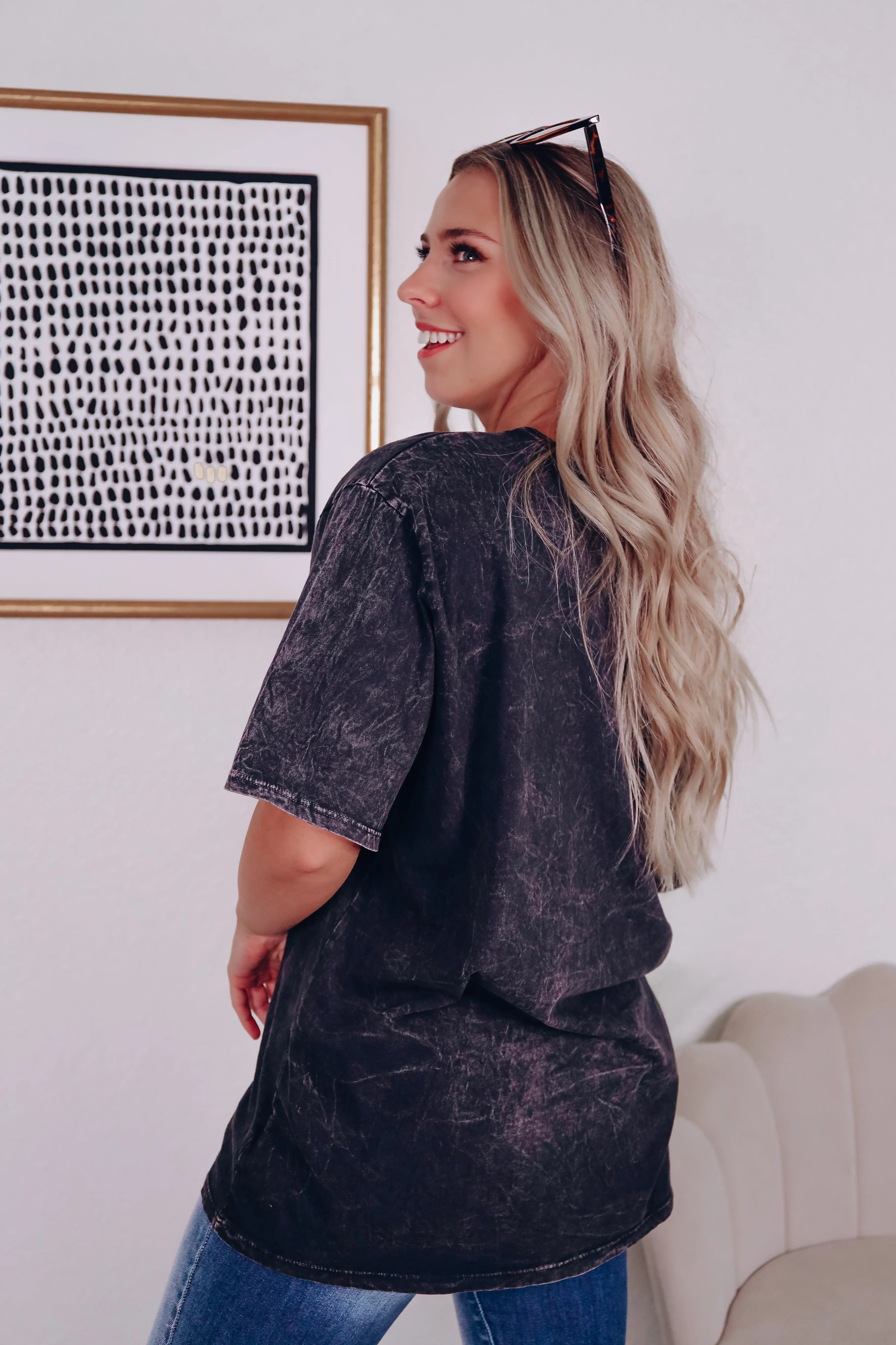 Rodeo Take Me Away Graphic Tee - Black