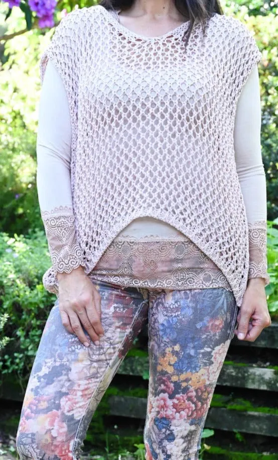 Roman Summer Weave Top