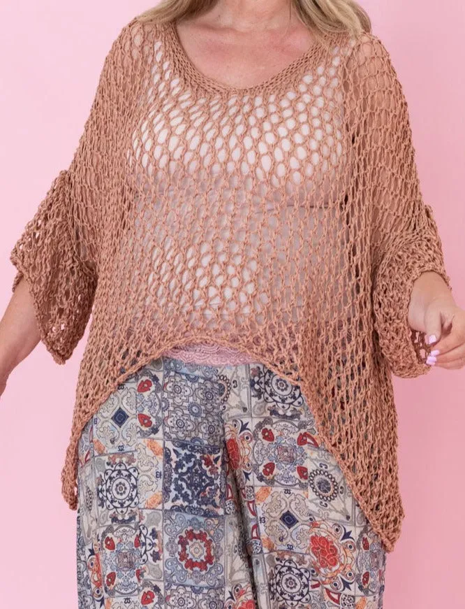 Roman Summer Weave Top