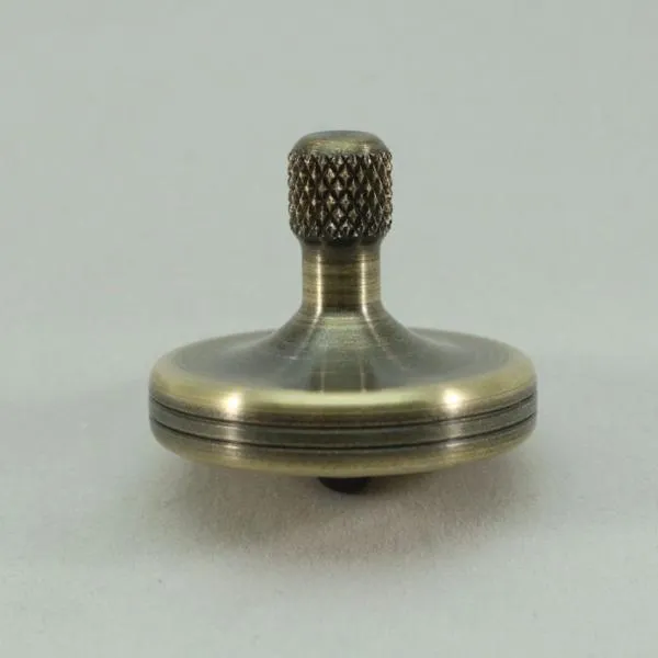 S2 - Antique Brass Spinning Top #6