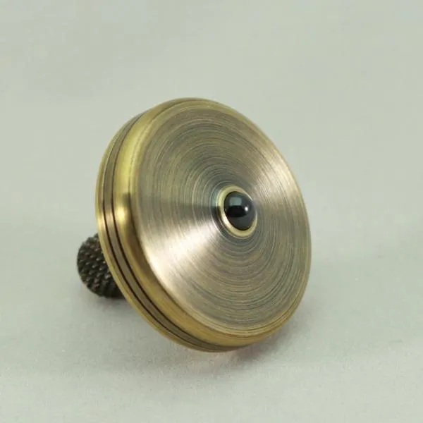 S2 - Antique Brass Spinning Top #7