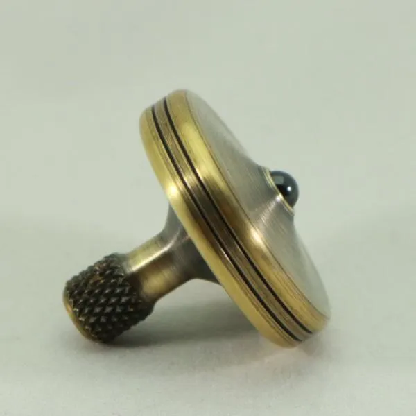 S2 - Antique Brass Spinning Top #7