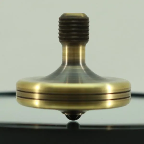S2 - Antique Brass Spinning Top #7