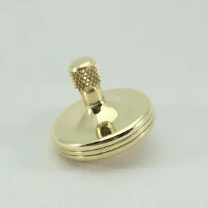 S2 - Polished Brass Spinning Top