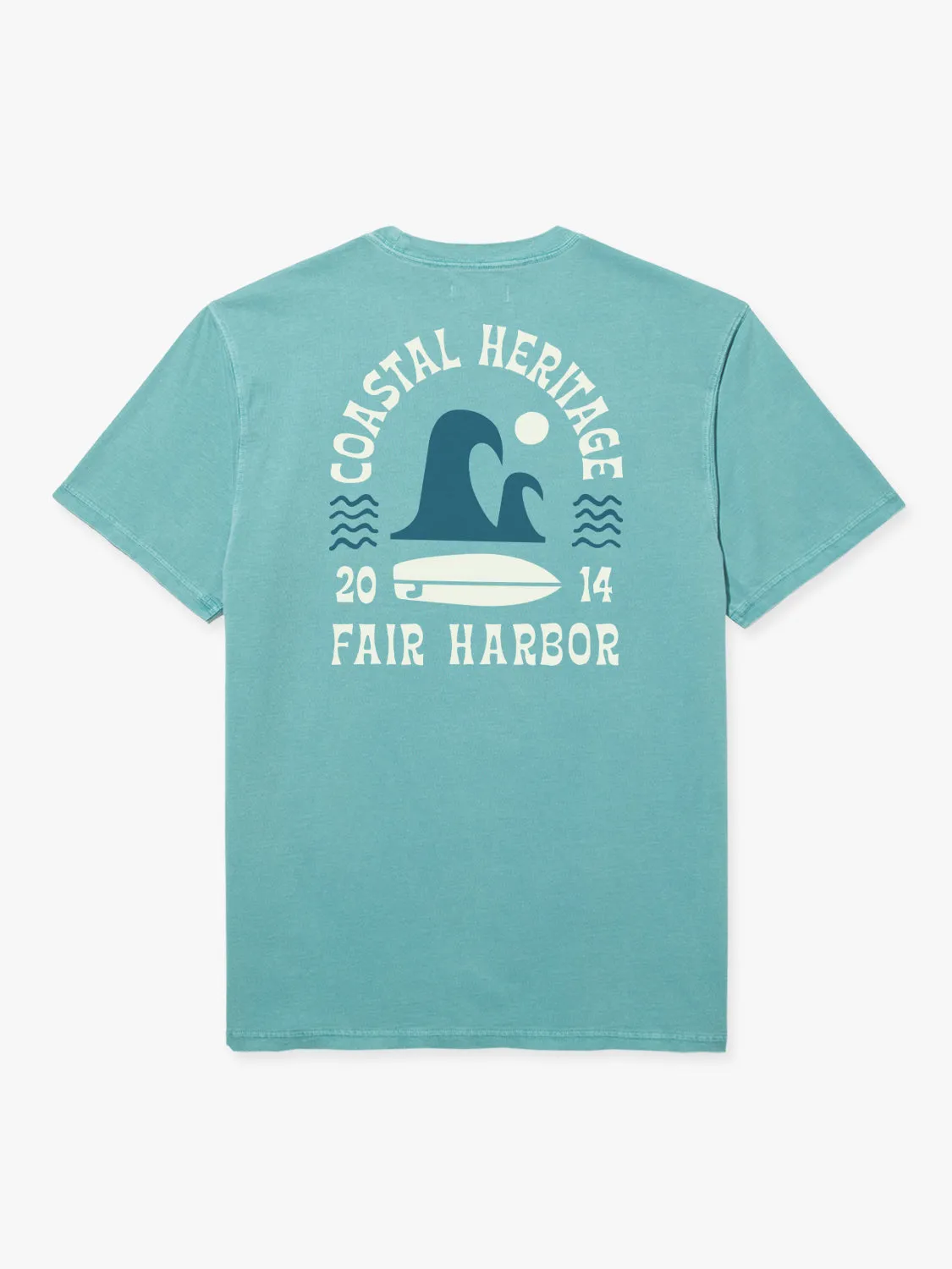 Saltaire Graphic Tee | Antigua Sand Coastal Heritage