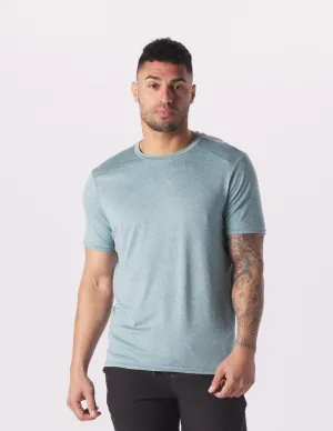 Salton Short Sleeve: Lagoon Heather