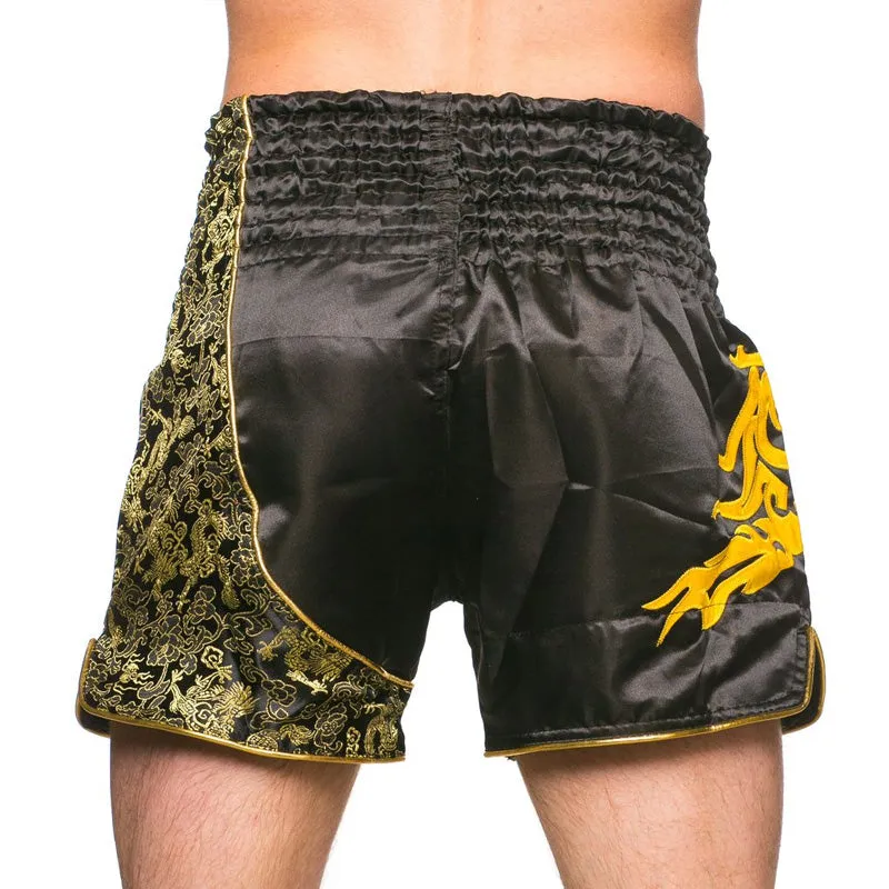 SANDEE THAI SHORTS UNBREAKABLE - BLACK/YELLOW