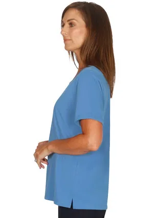 Satin Trim Tee Discontinued Colours