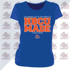Savannah State | HBCU MADE Royal Blue Ladies Tees - DK -