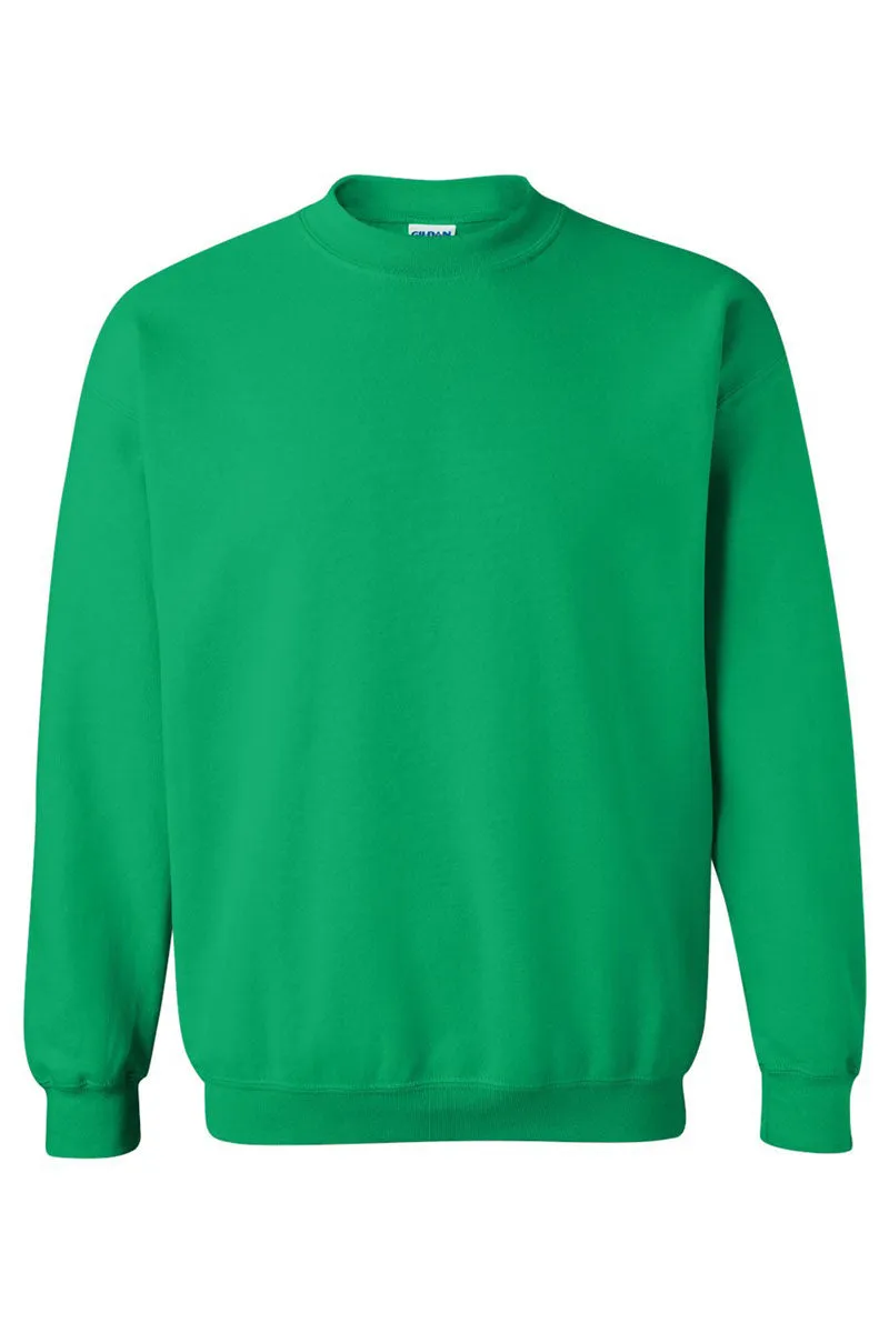 Sequin Green Cheer Your Team Heavy-weight Crew Sweatshirt