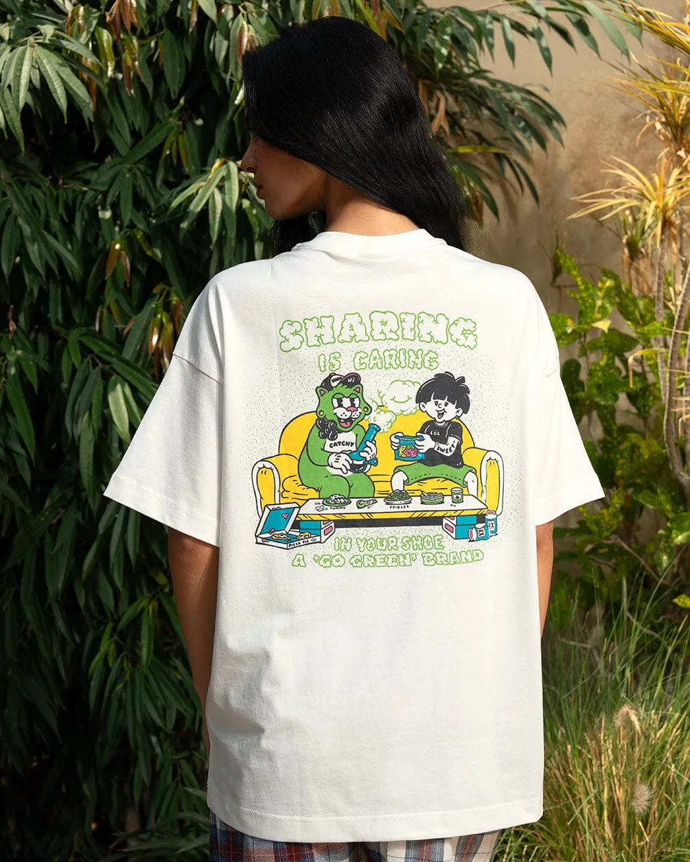 Sharing Is Caring Oversized Tee