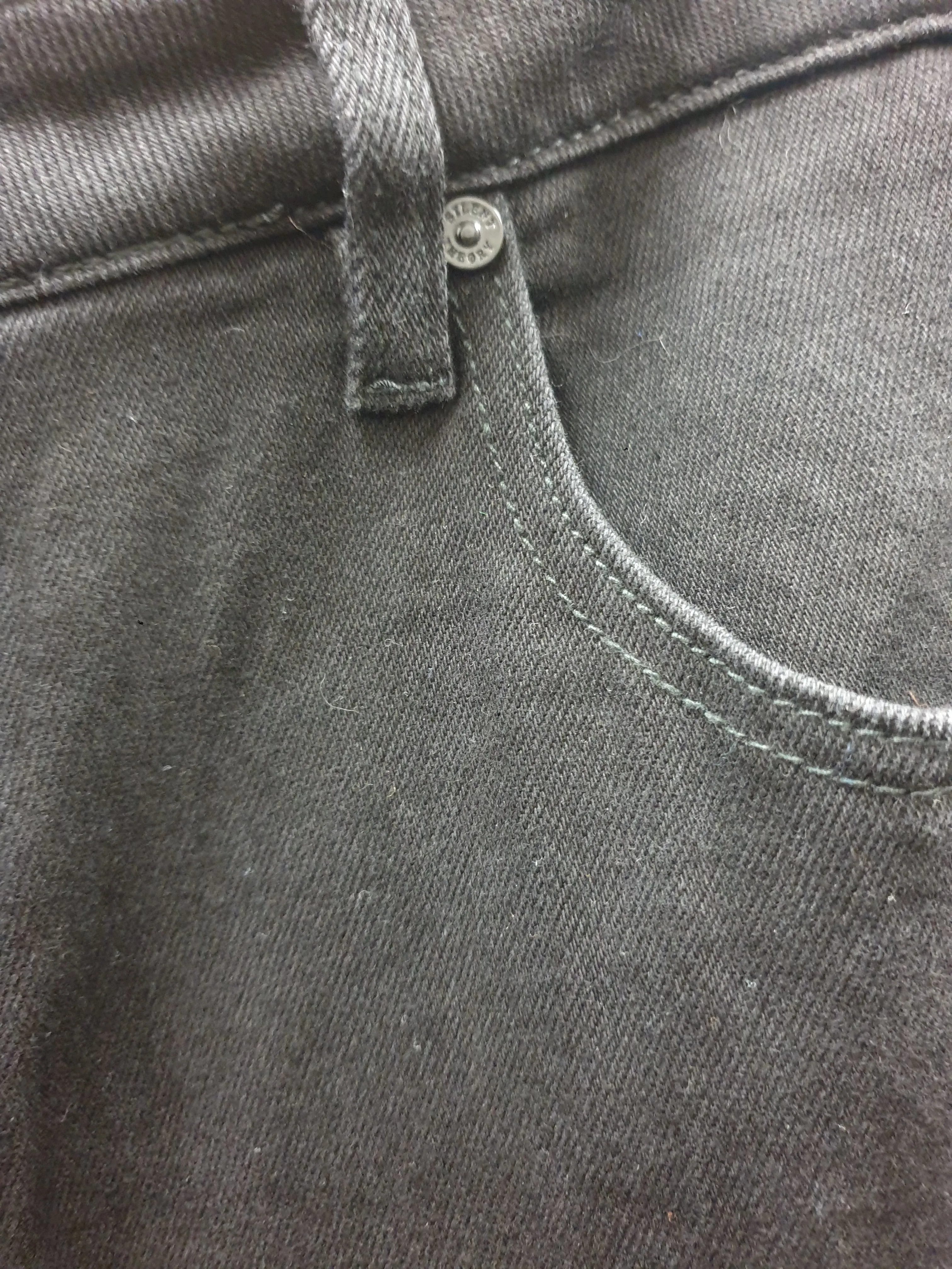 Silent Theory black straight leg jeans size 16 (tiny fit, best fits 12-14)