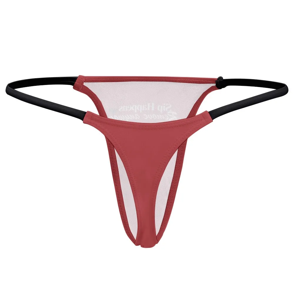Sip Happens Thin Thong