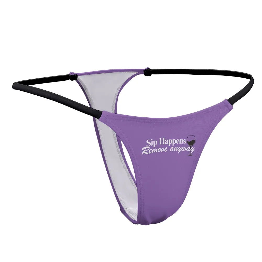 Sip Happens Thin Thong