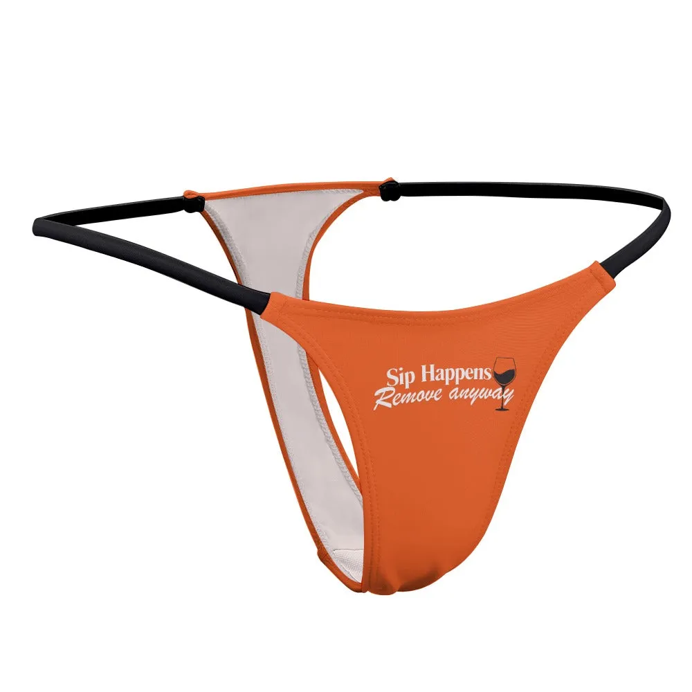 Sip Happens Thin Thong
