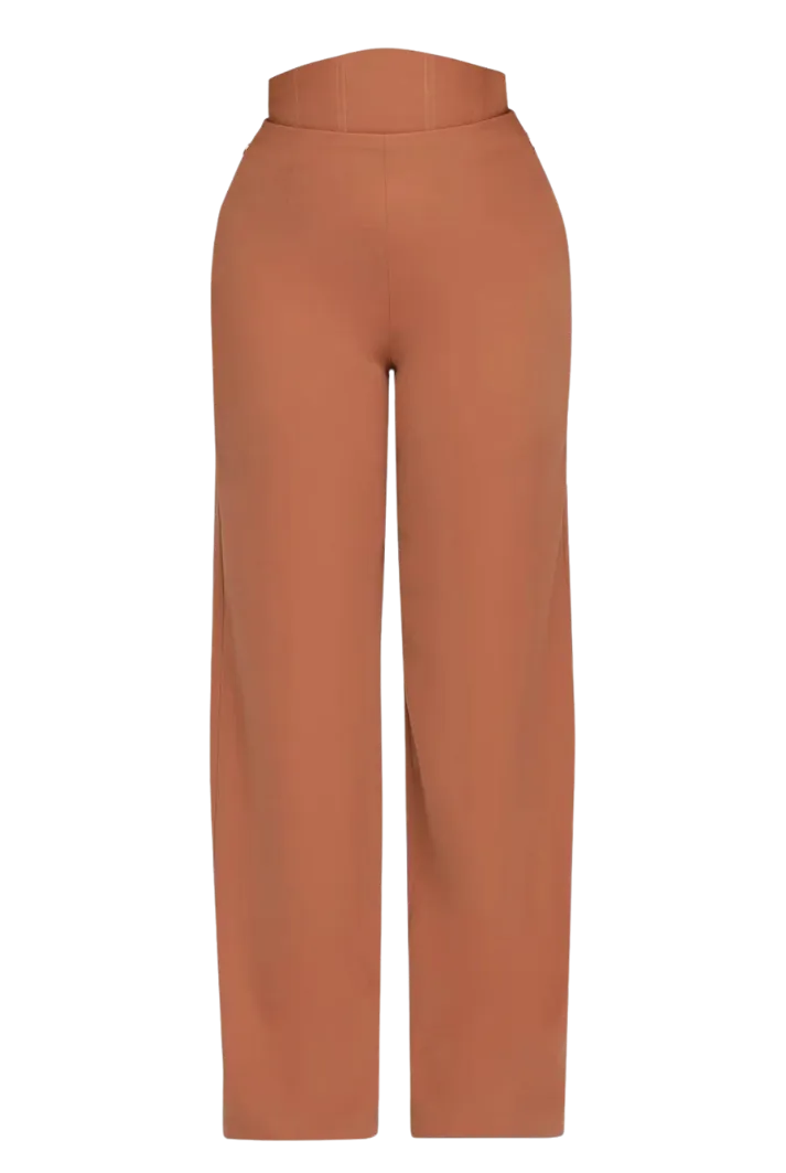 Sita Corset High-Rise Pants | Dust