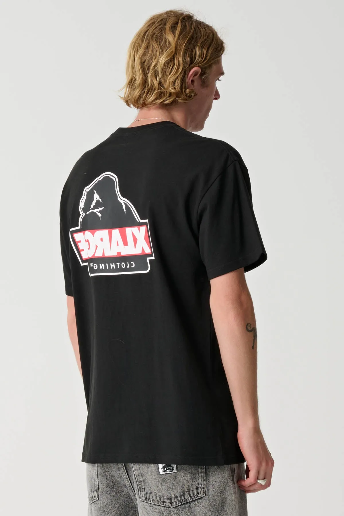 SLANTED TEE - BLACK