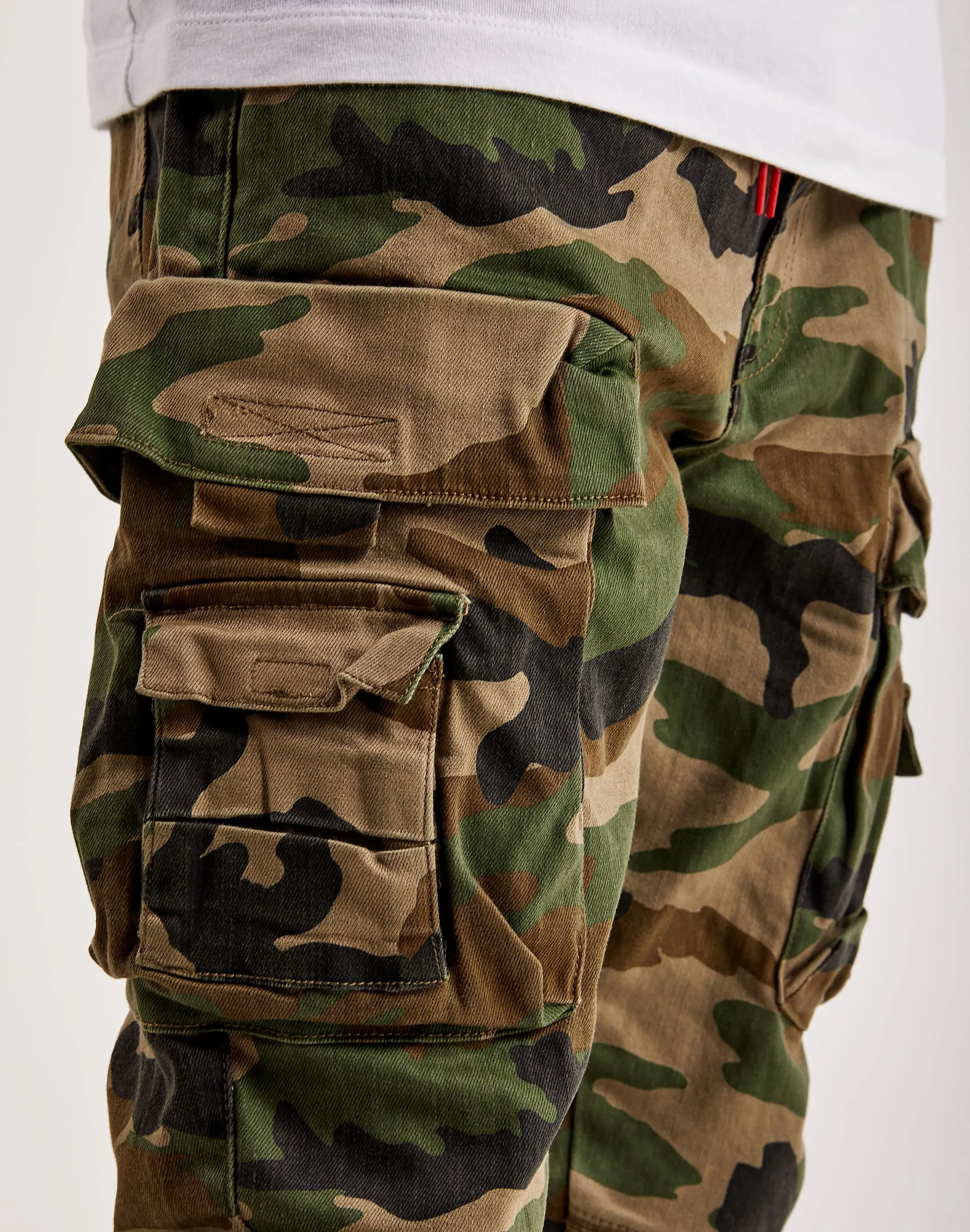 Smoke Rise Twill Slim Tapered Cargo Pants
