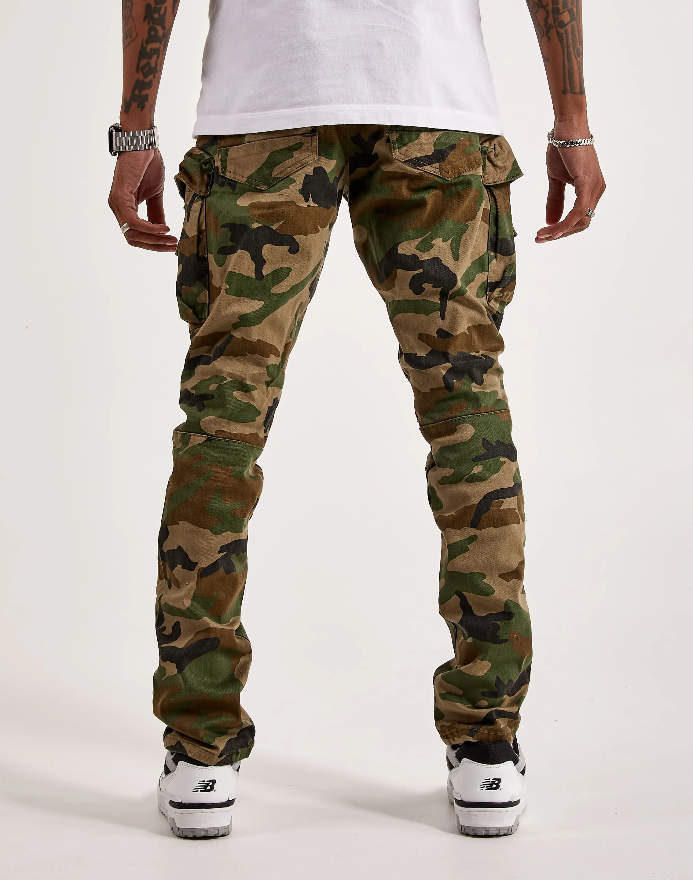 Smoke Rise Twill Slim Tapered Cargo Pants