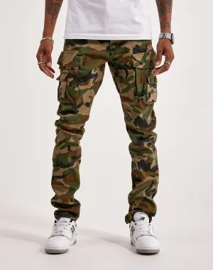 Smoke Rise Twill Slim Tapered Cargo Pants
