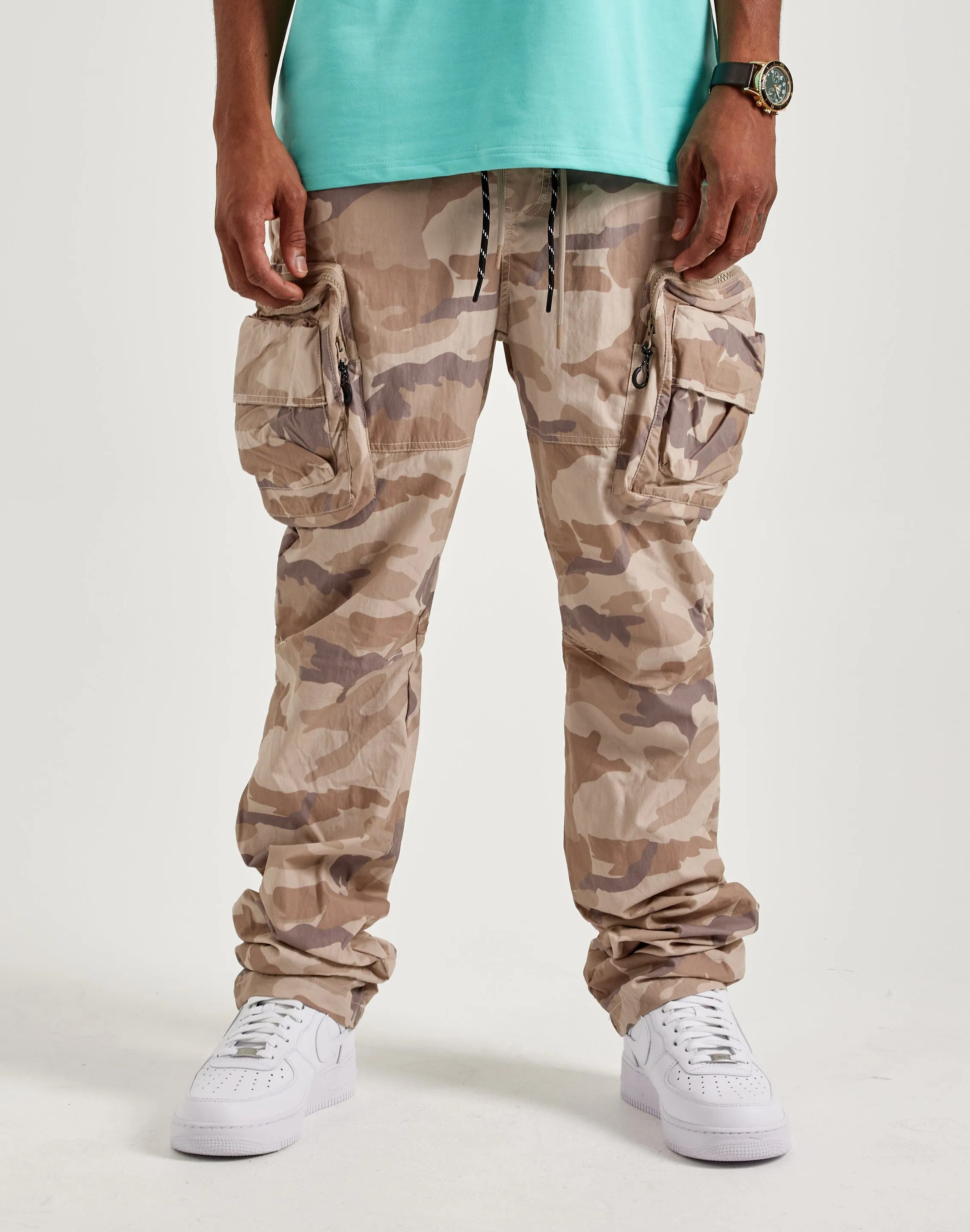 Smoke Rise Utility Stacked Cargo Pants