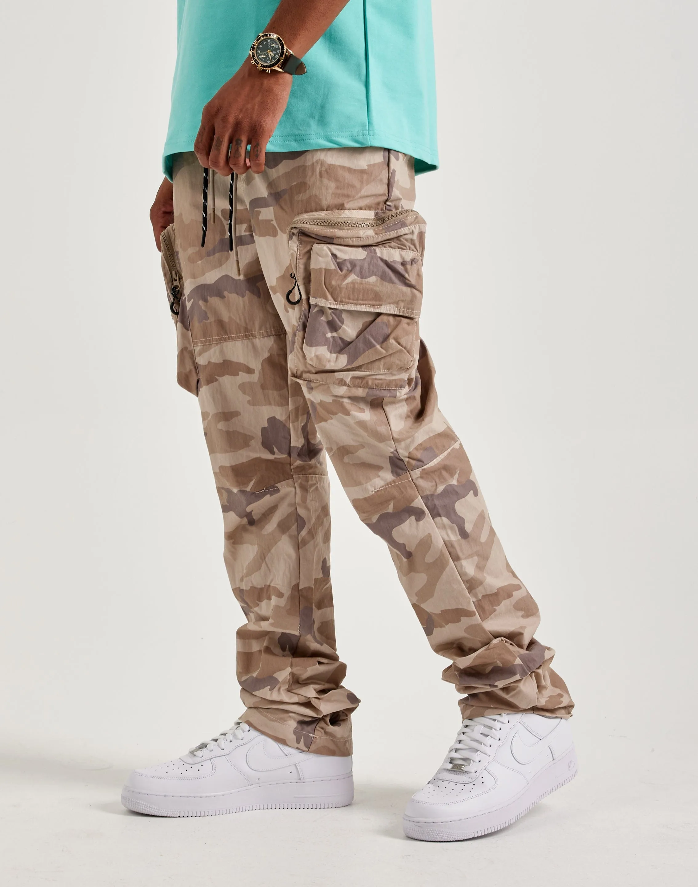 Smoke Rise Utility Stacked Cargo Pants