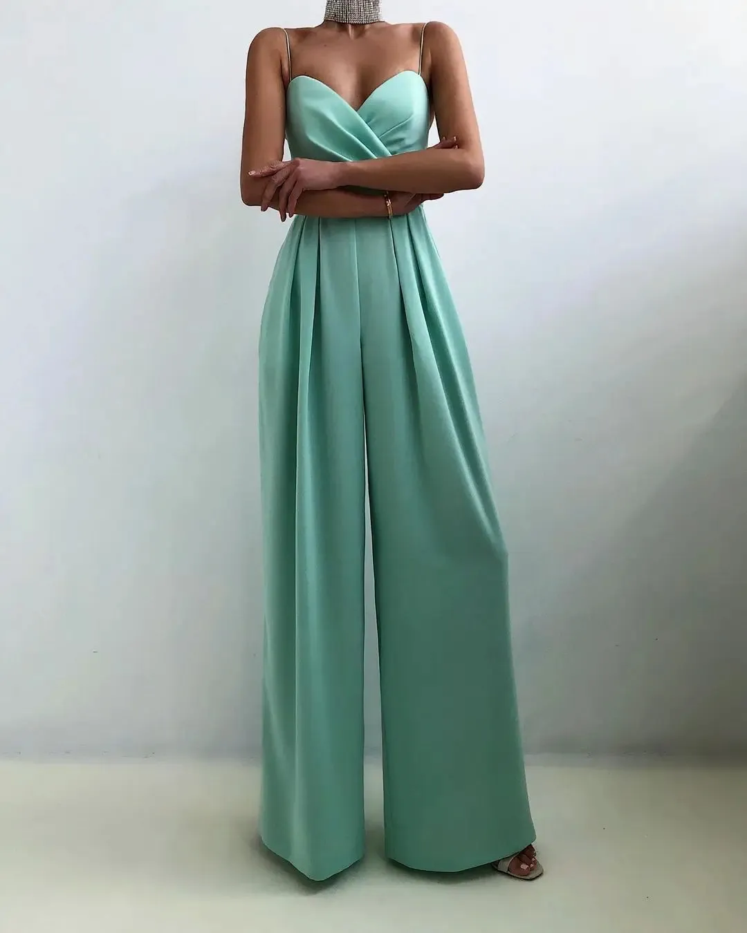 Sofia | Fluid Jumpsuit met Elegante Plissé