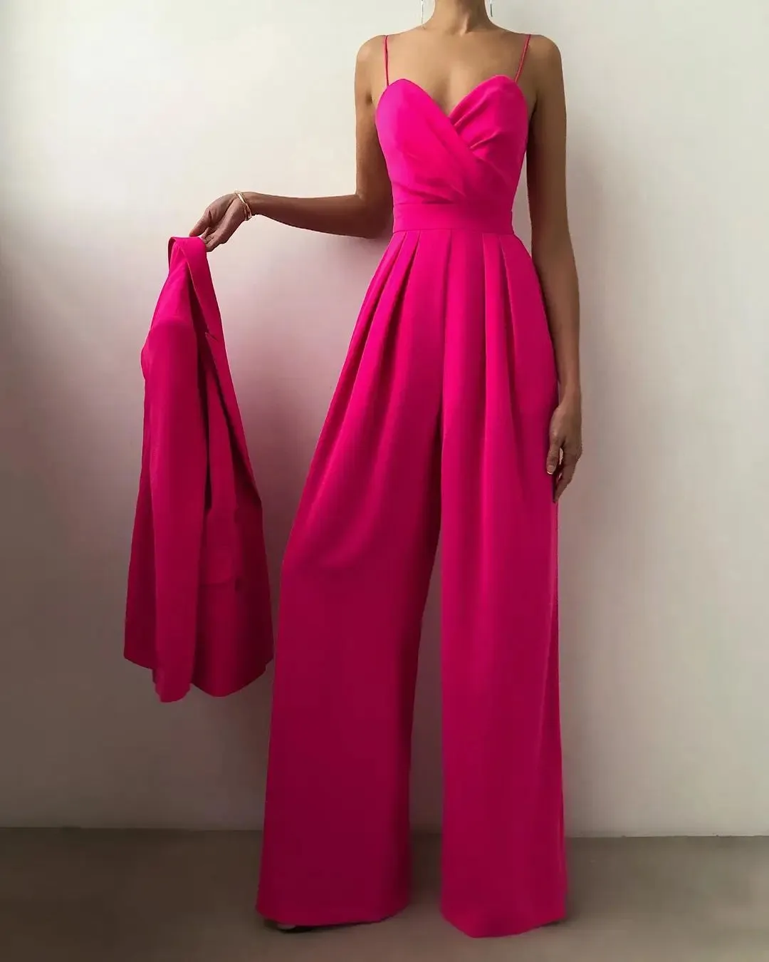 Sofia | Fluid Jumpsuit met Elegante Plissé