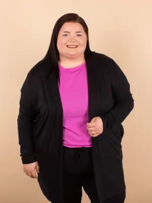 Soft Strides Cardigan in Black [part of set]