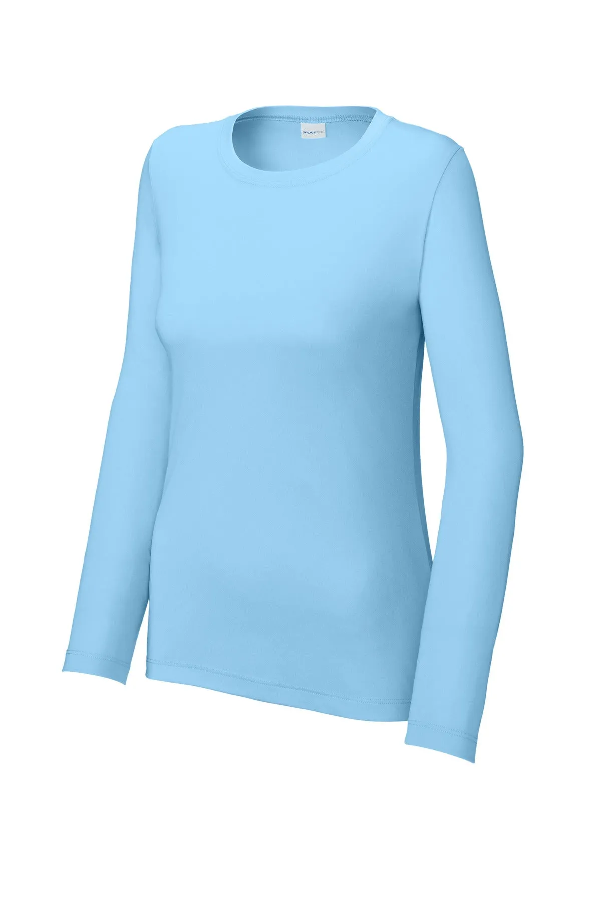 Sport-Tek Women's Posi-UV Pro Long Sleeve LST420LS Light Blue