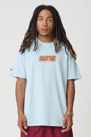 STAR SLANT TEE - PIGMENT ICE BLUE