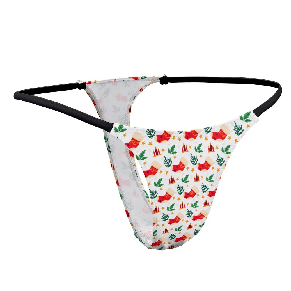 Stocking Delight Thin Thong