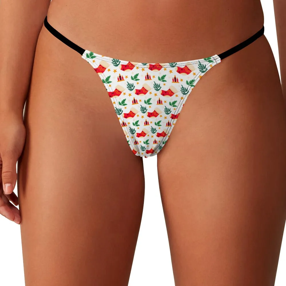 Stocking Delight Thin Thong