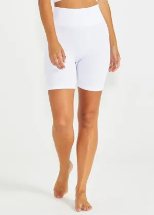 Stormi Seamfree Shorts White