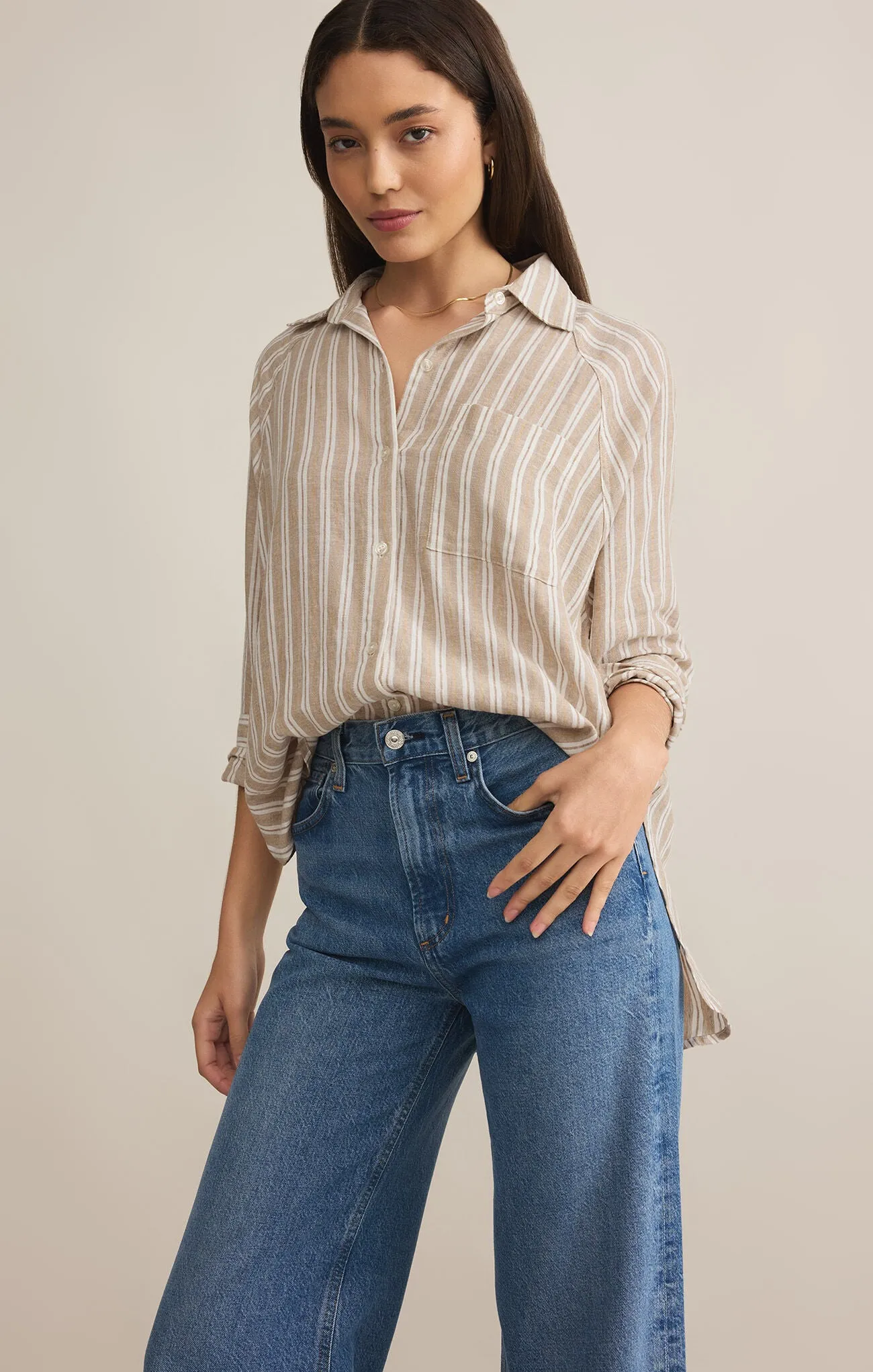 Striped Linen Shirt