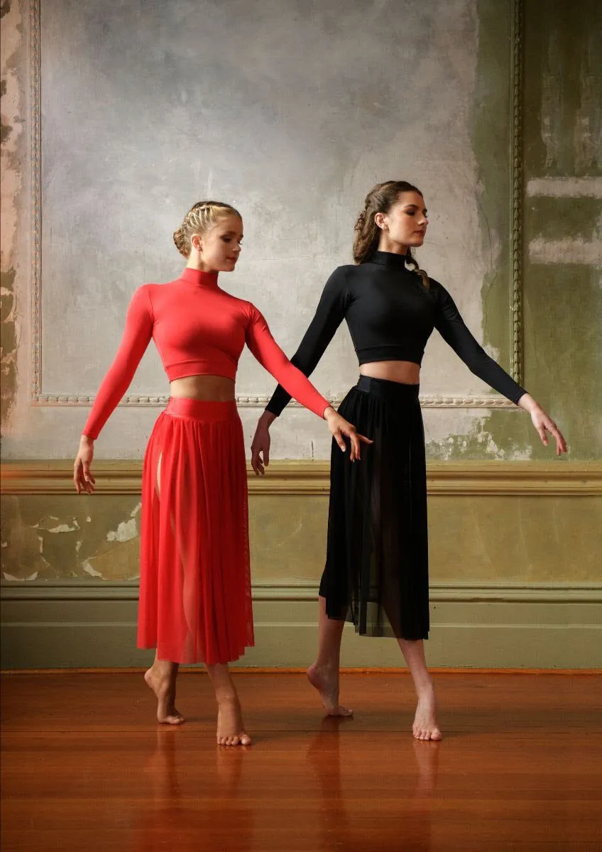 Studio 7 Performance Long Sleeve Crop Cpct02 /Apct02