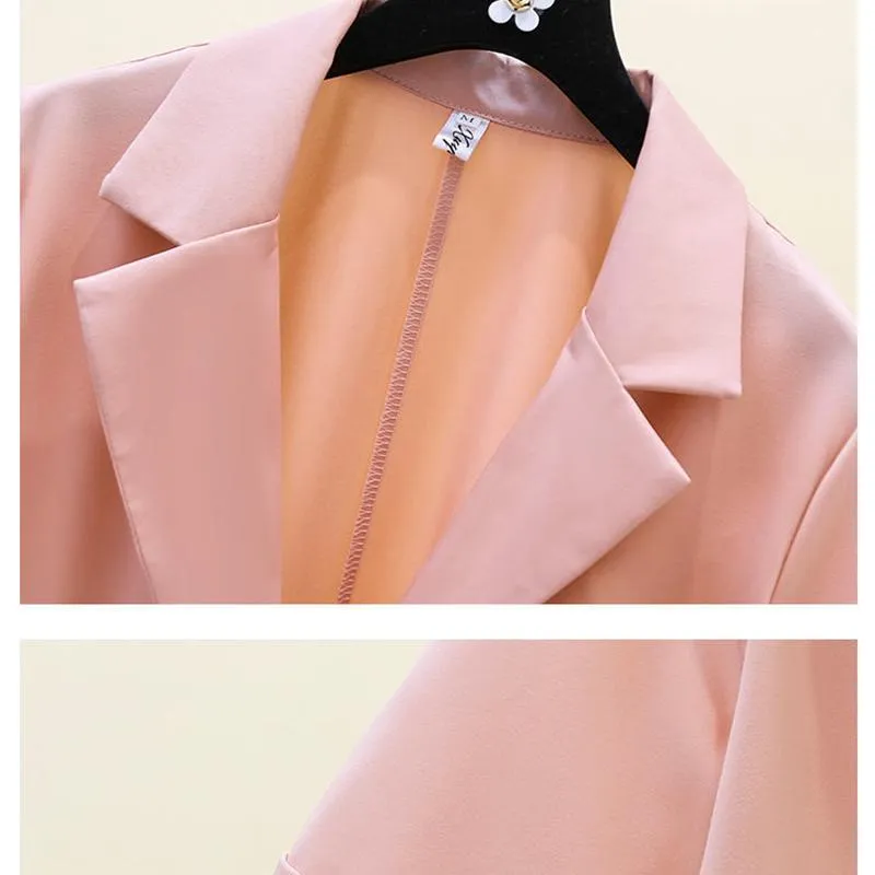 Summer Suit Two-piece Shorts   Short-sleeved Jacket Suit Female Thin Section Temperament Casual Professional Suit Two-piece Female