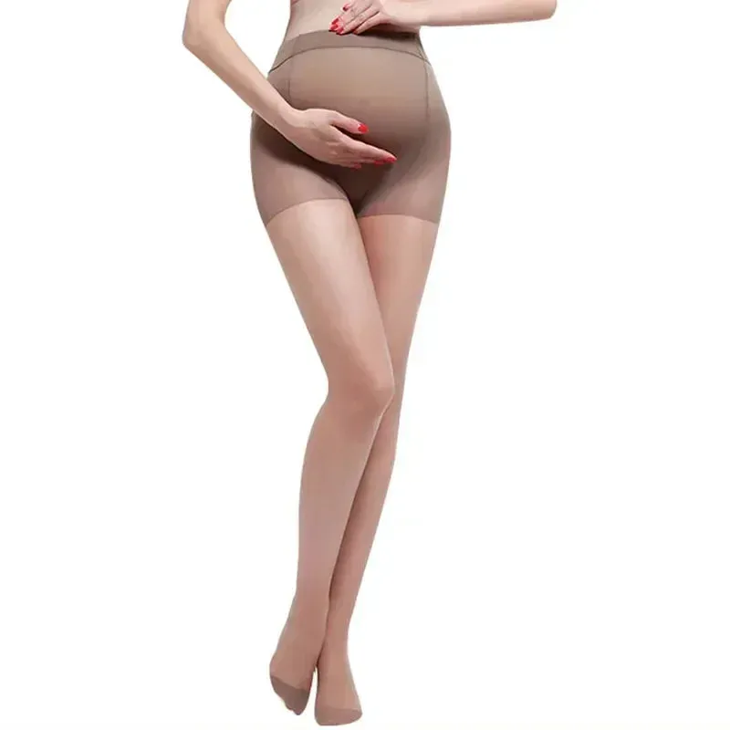 Summer Women's Pregnant Maternity Pantyhose - High Elastic Thin Socks for Legs