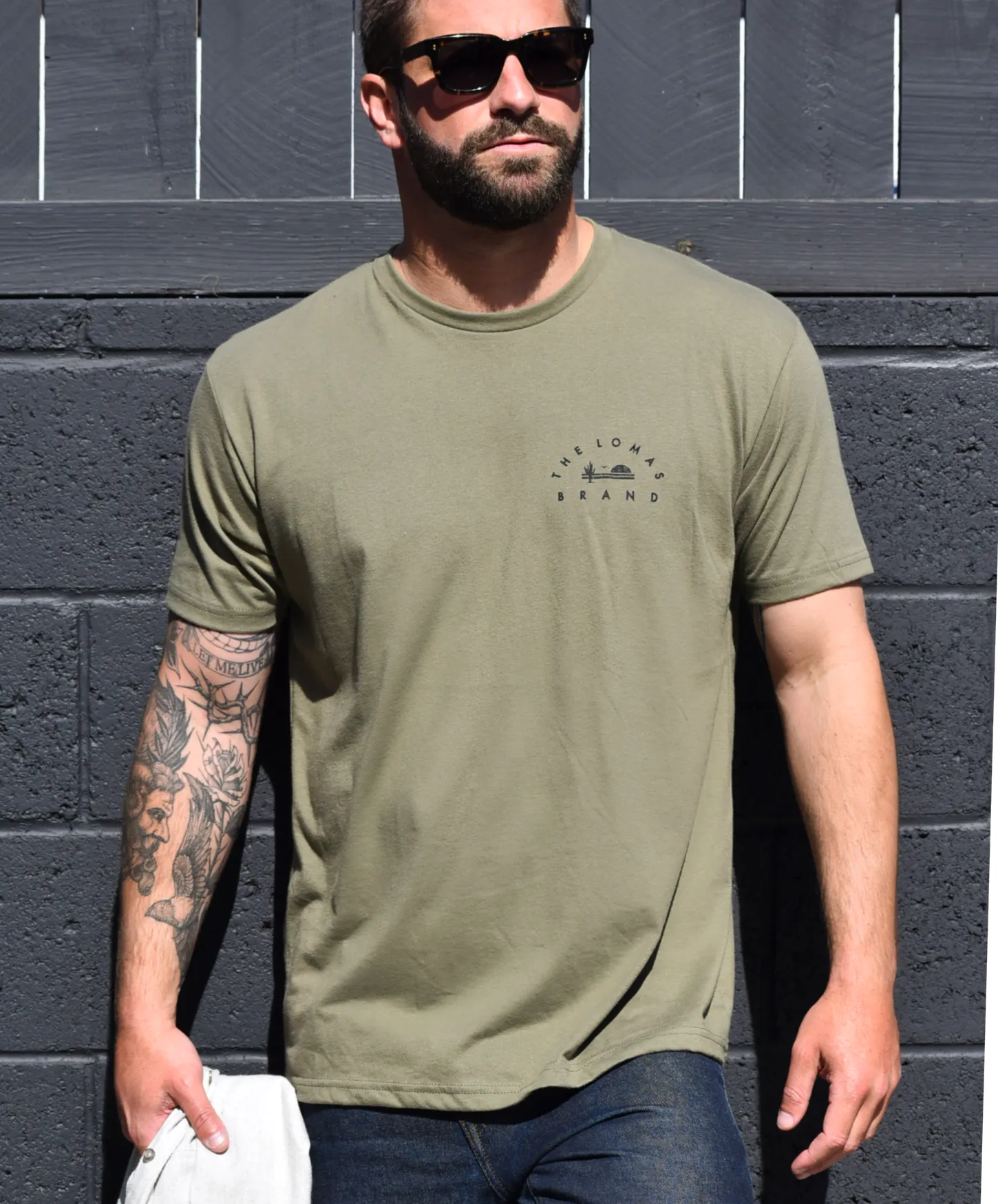 Sunrise Tee (Army Green)