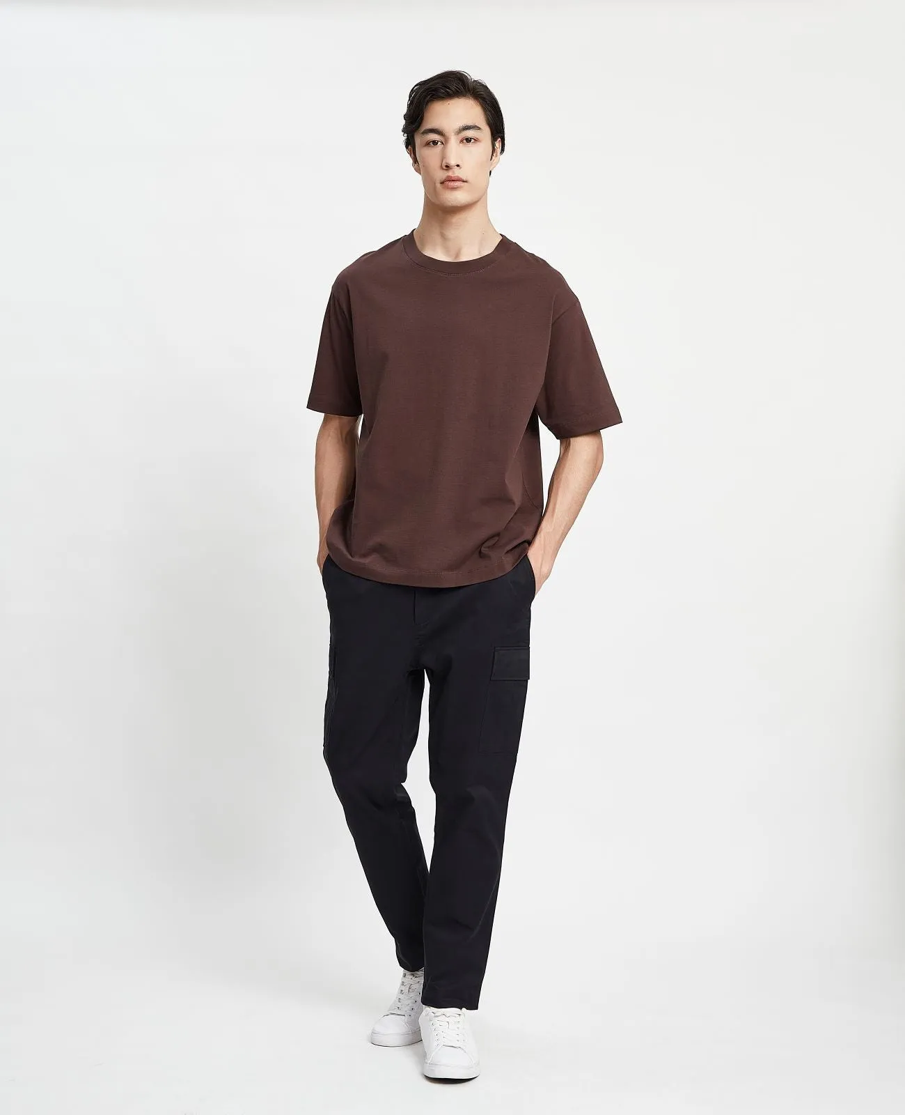 Supima Oversized Crew Neck Tee