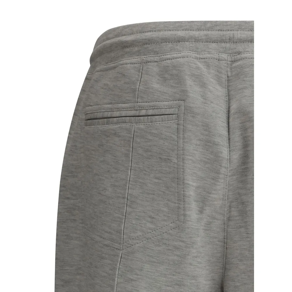 Sweatpants in cotton e cashmere