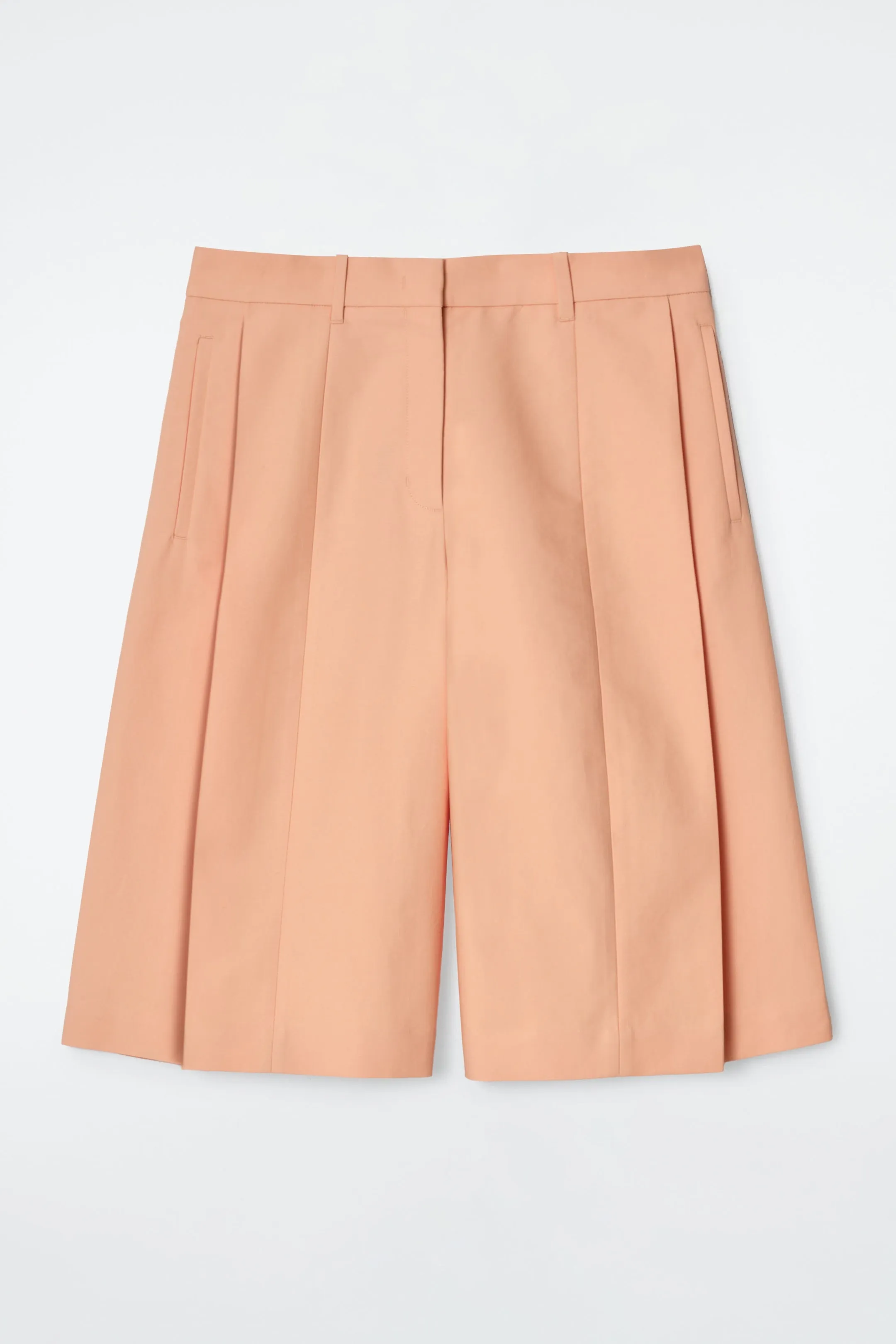 Tailored wide-leg shorts
