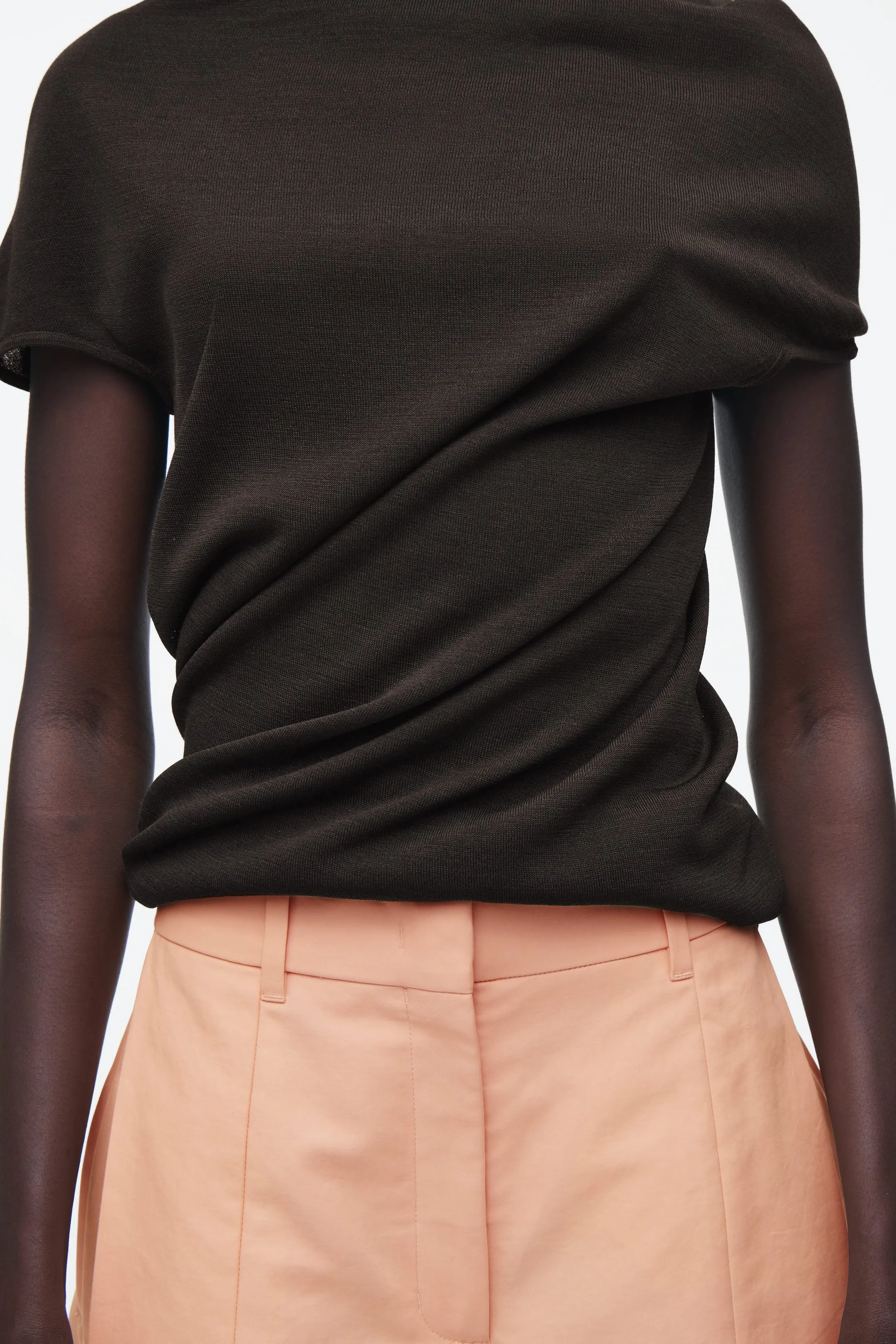 Tailored wide-leg shorts