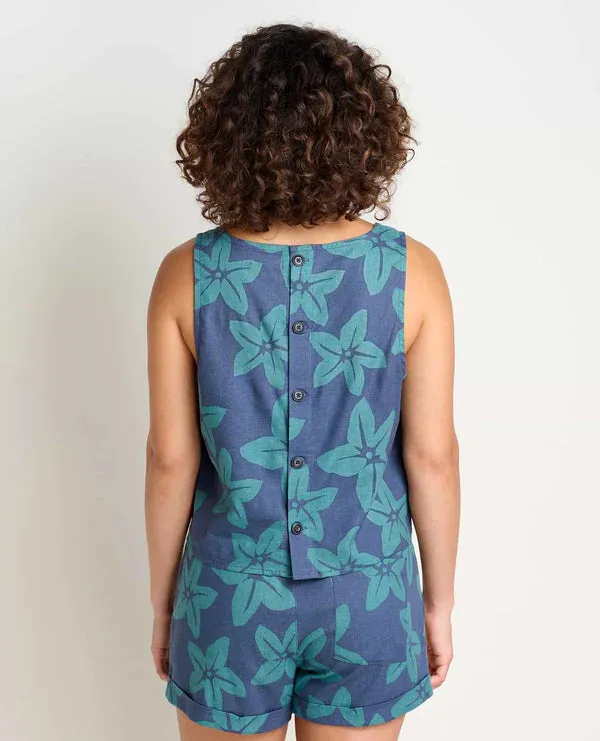 Taj Hemp Button Back Tank II - T1112406